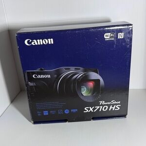 Canon PowerShot SX710 HS Black Digital Camera